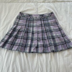 Rue21 Plaid Purple Mini Skirt
